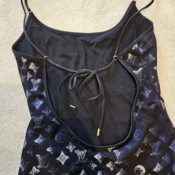 Louis Vuitton Mahina Monogram One-Piece Swimsuit - Size 38 - Picture 6 of 12